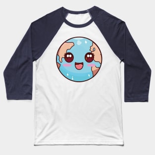 Cute Kawaii Earth Day Baseball T-Shirt